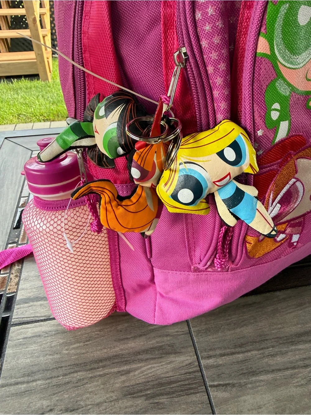 Polyester backpack, Powerpuff Girls 'All Star' mini backpack